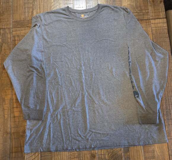 Carhartt Other - Carhartt Longsleeve Tshirt With Sleeves Logo Size 3XLT (Flaw)